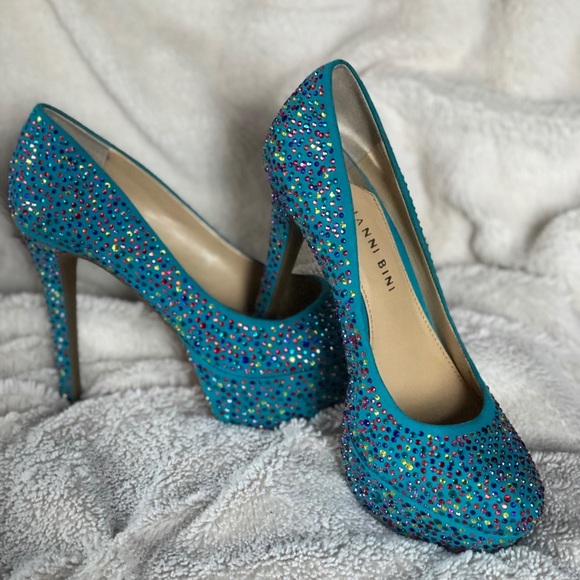 Gianni Bini Sparkle Heels - Picture 1 of 5